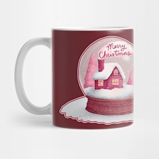 Snow Globe Merry Christmas Mug